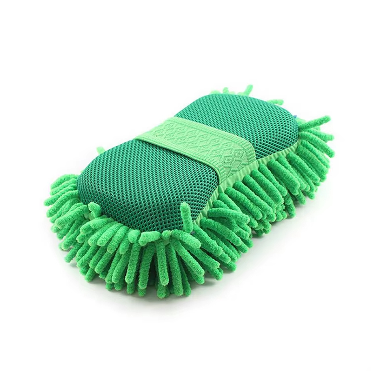 Mikrofiber şönil sünger eldivenleri araba pencereleri yıkama eldivenleri - juhao