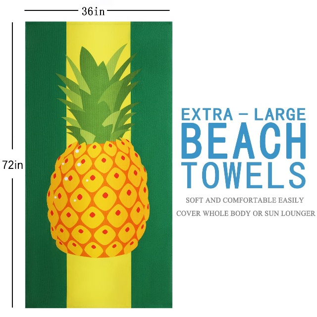  Absorbent and sandproof microfiber high quality beach towel (2)