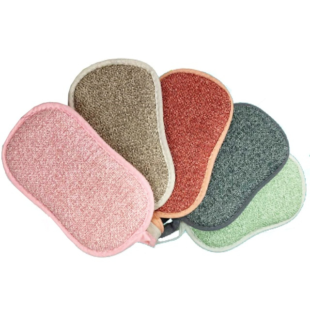 Microfiber Kitchen Cleaning Dishwashing Sponge Block - JUHAO