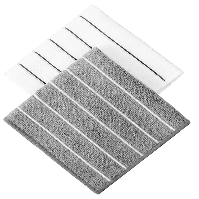 High quality microfiber household cleaning striped towels - JUHAO