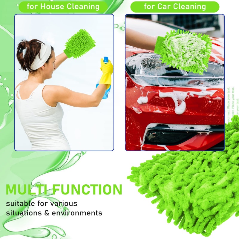 Microfiber Chenille Car Wash Mitt