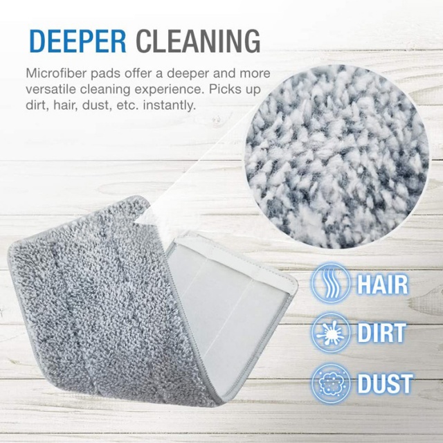 Wholesale fine fiber mop pads for household squeegee mops - JUAHO