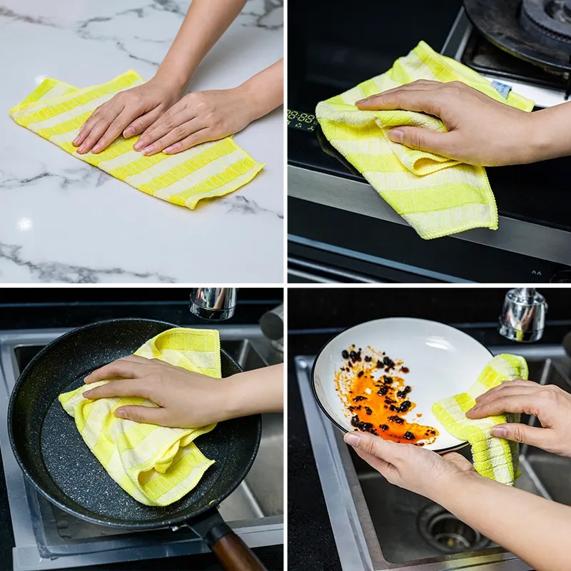 Toalhas de cozinha de microfibra - Juhao