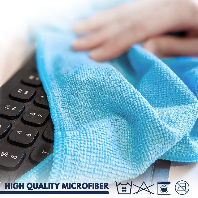 Pano de limpeza ecológica reutilizável de microfibra (9)