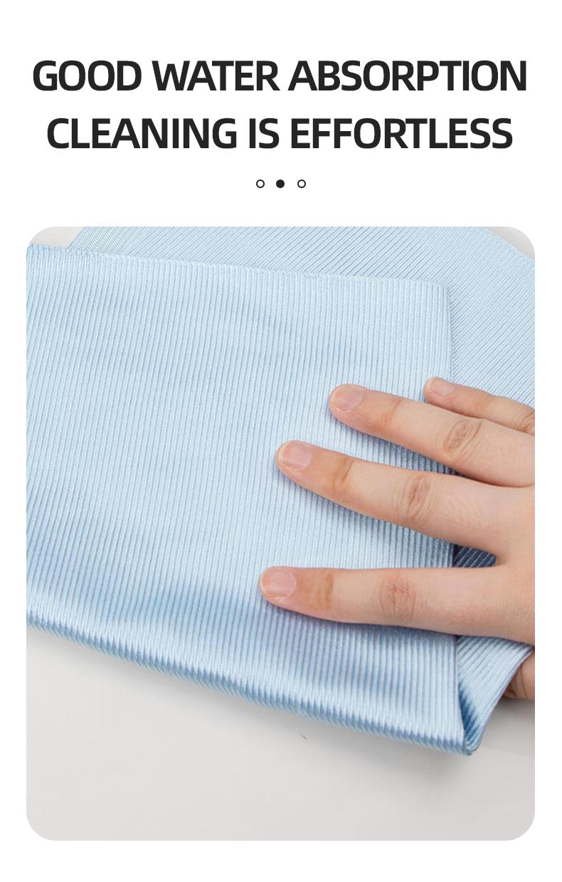 마이크로 화이버 유리 윈도우 컵 병 부엌 청소 천 (3)