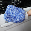 Soft Car Care Microfiber Absorbent Plush Cleaning Gloves - JUHAO