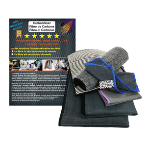 Carbon Cleaning Cloths Set
