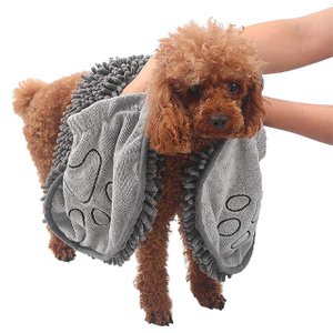 Microfiber Thickened Chenille Pet Towel - JUHAO