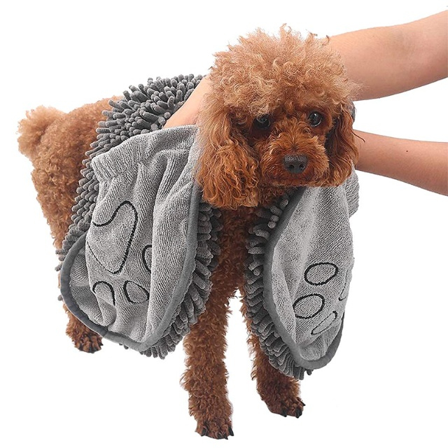 Microfiber Thickened Chenille Pet Towel - JUHAO