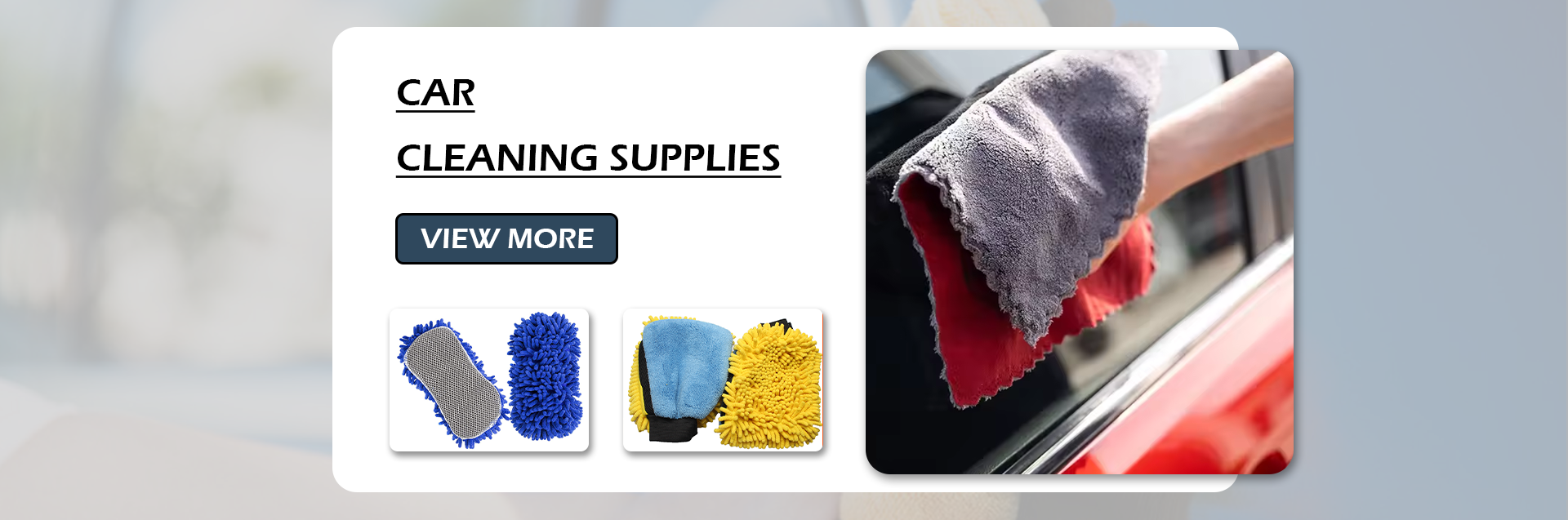 Microfiber Car Clean Glove