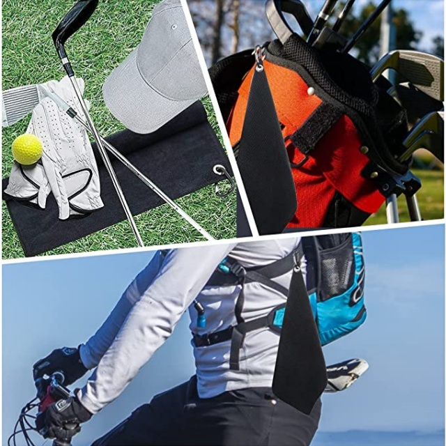 Microfiber de microfibra absorvente e de secagem rápida toalha de golfe (1)
