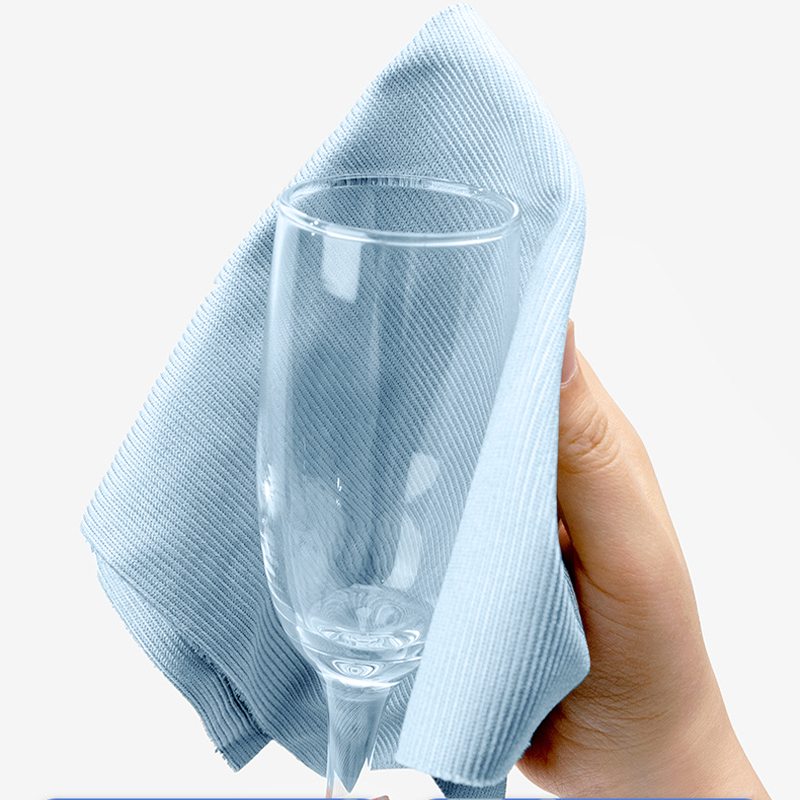 Microfiber Glass Window Cup Bottle Kitchen Cleaning Cloth (1)