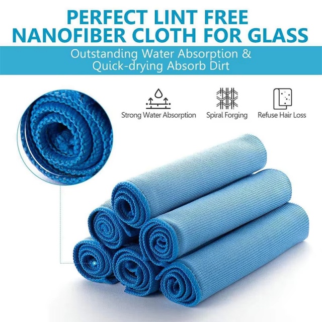 Window mirofiber cleaning towels - 16 x 16 (5)