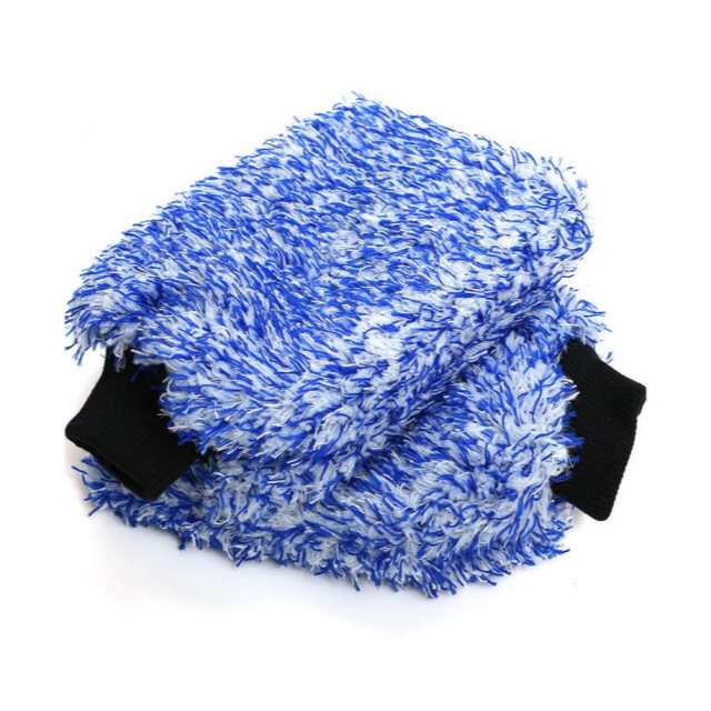 Soft Car Care Microfiber Absorbent Plush Cleaning Gloves - JUHAO