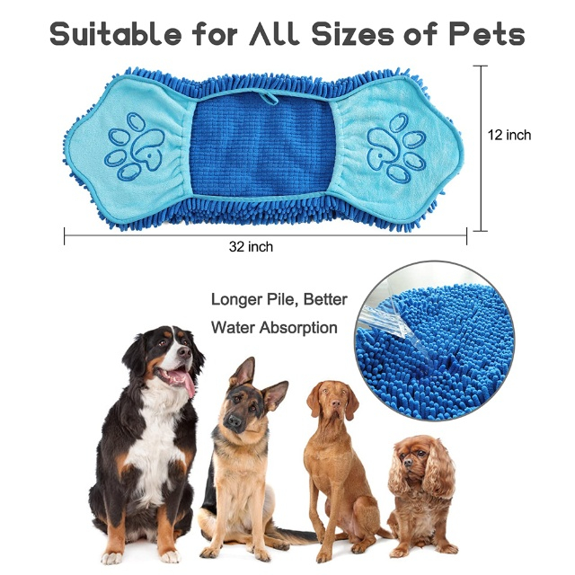 Vaso per animali domestici a microfibra (2)