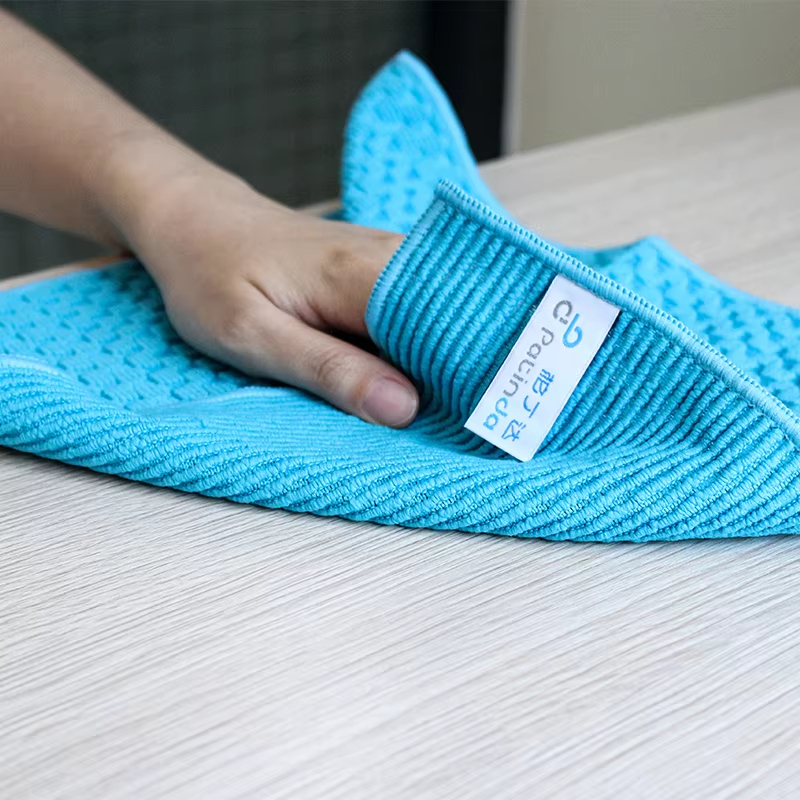 Microfiber glass drying towel kitchen cleaning cloth - JUHAO