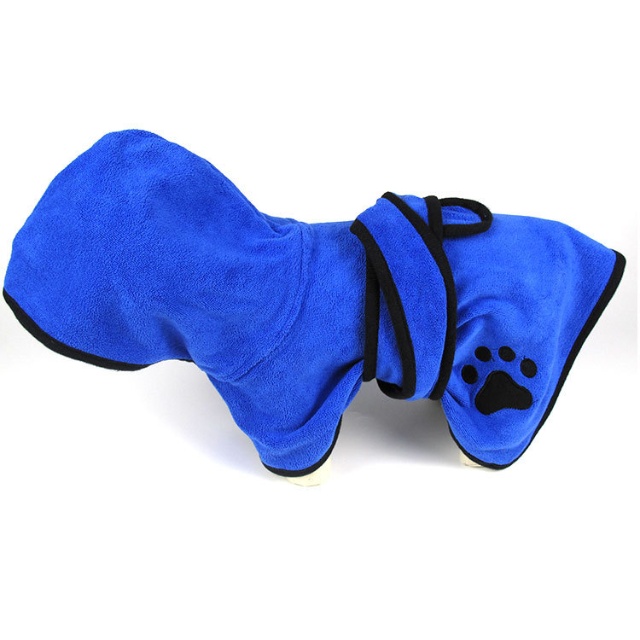 Microfiber New Quick Dry Pet Bath Towel with Hat - JUHAO