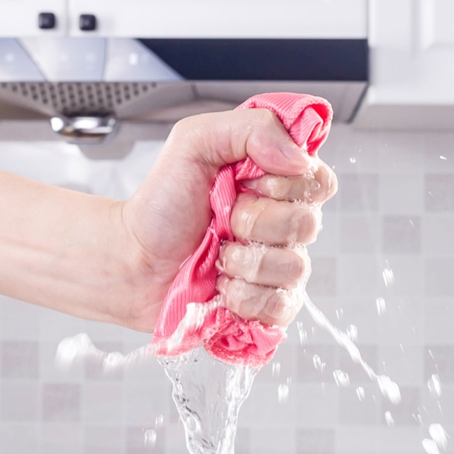 Panni di pulizia in vetro in microfibra che non lasciano macchie d'acqua (5)