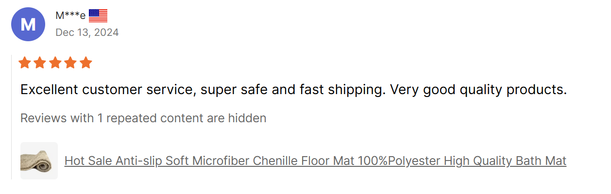 Heißverkauf Anti-Schlupf-Weichmikrofaser Chenille Floor Matte Bewertungen