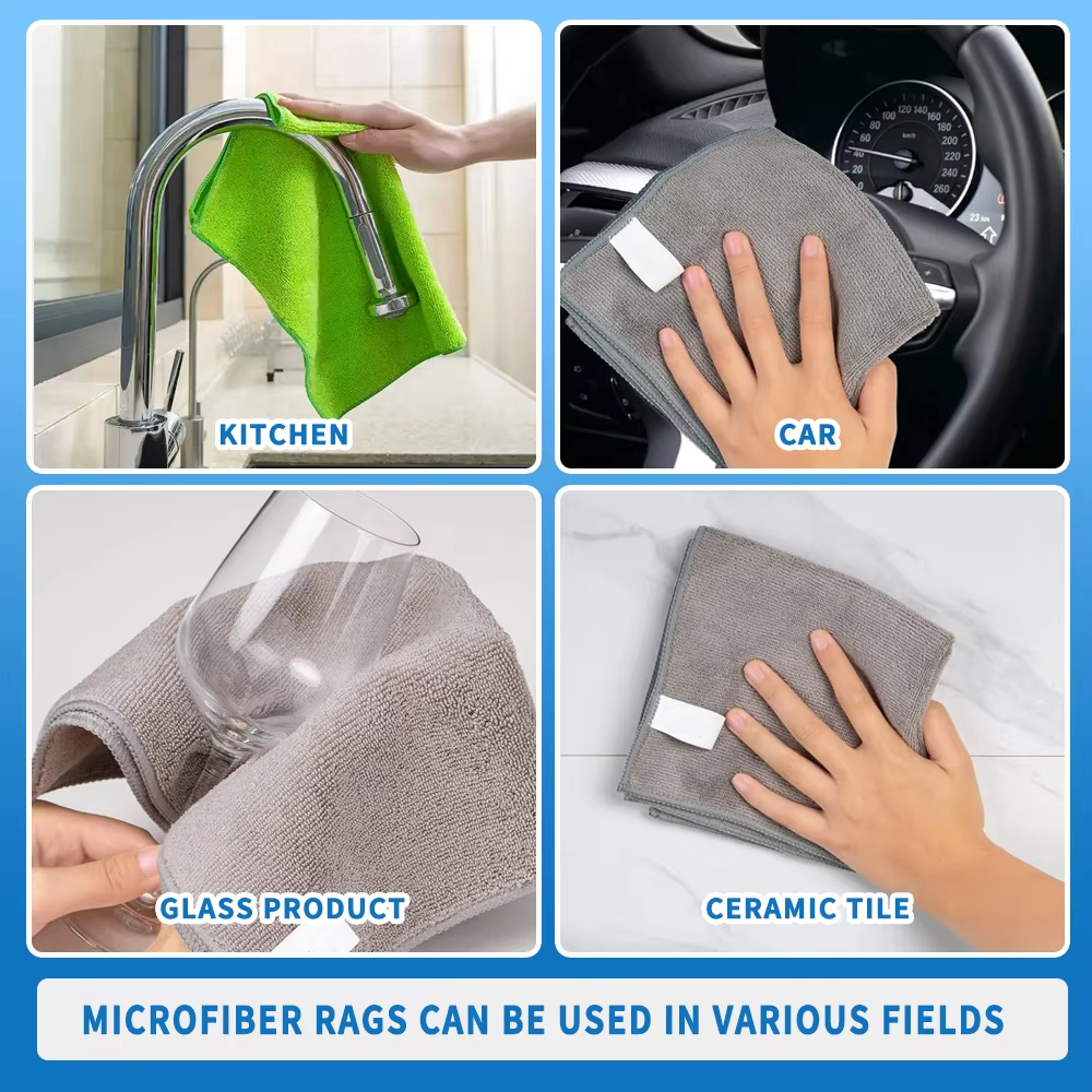 Microfiber kitchen clean cloth (6)