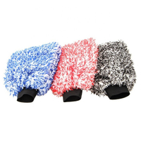 Yumuşak Araba Bakımı Mikrofiber Emici Peluş Temizleme Eldivenleri - Juhao