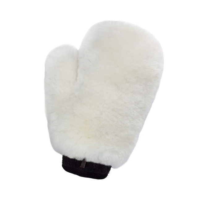 Synthetic Wool Wash Mitts