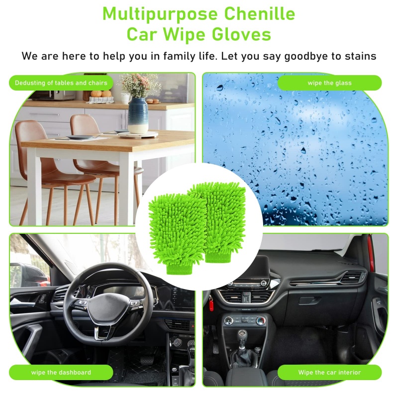 Microfiber Chenille Car Wash Mitt