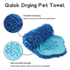 Microfiber Chenille Pet Drying Towel - JUHAO