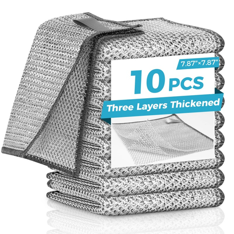 Multi-purpose double-sided steel wire dishcloth - JUHAO