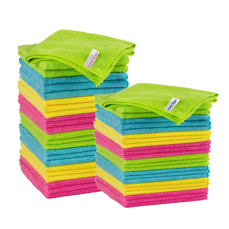 Custom microfiber cloth for car or kitchen - JUHAO
