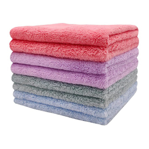 Microfiber Coral Velvet Very Absorbent Kitchen Dish and Cup Cloths - JUHAO