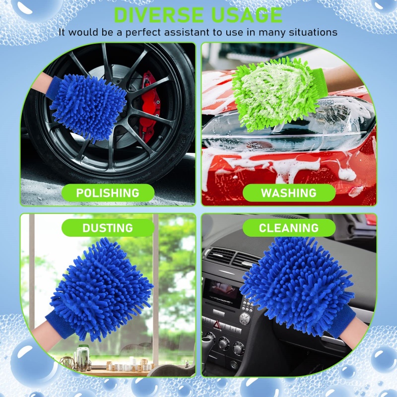 Microfiber Chenille Car Wash Mitt