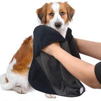 Serviette de bain à chiens secs à absorption rapide super douce