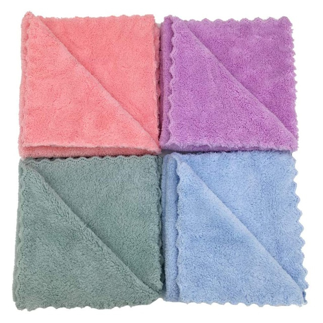 Mikrofaserkorallen -Samt sehr saugfähiges Küchengericht und Tassen Tücher - Juhao