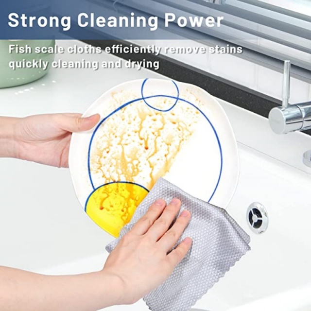 Microfiber Kitchen Glass Cleaning Cloth - JUHAO