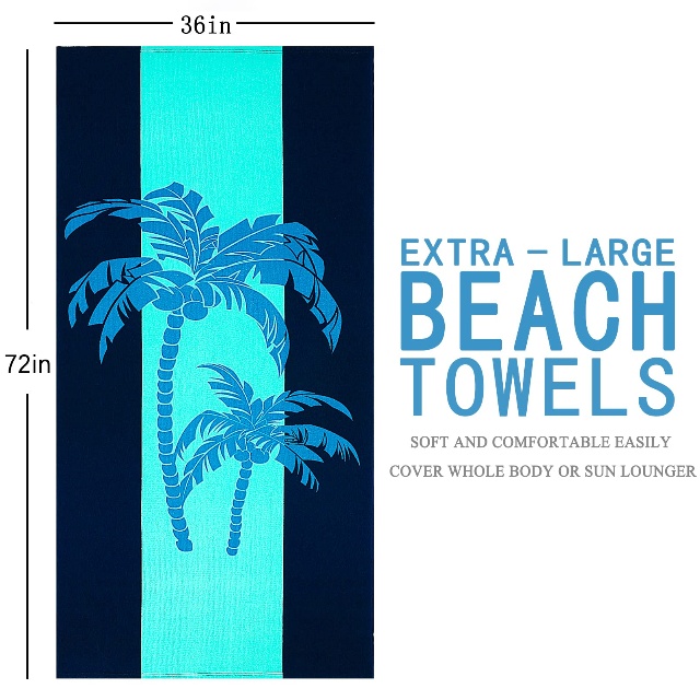  Custom Absorbent and sandproof microfiber high quality beach towel (1)