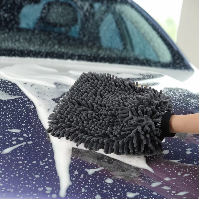 Migliore guanto per lavaggio in auto in microfibra per i dettagli (2)