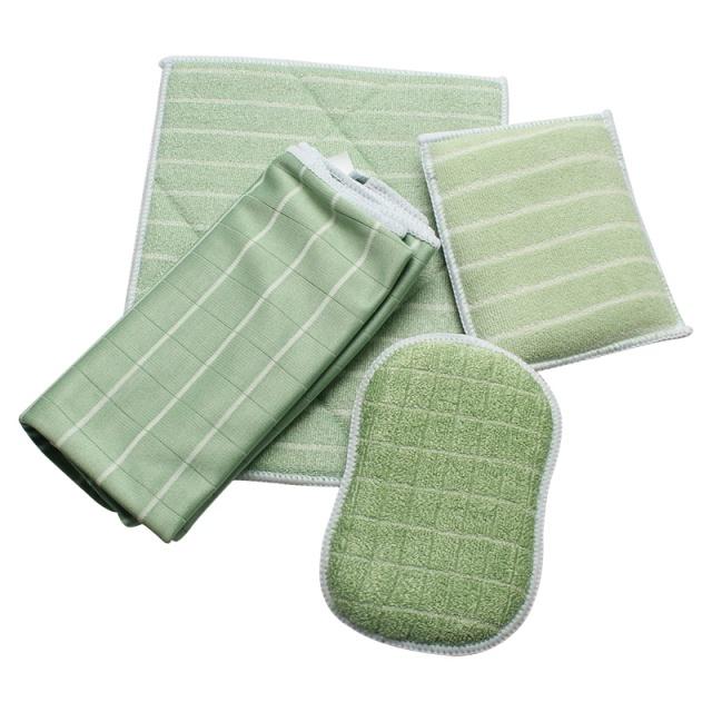 Bamboo Microfiber Kitchen Sponge -Juhao