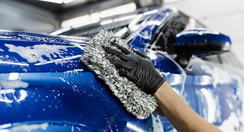 Microfiber car cleaning cloth