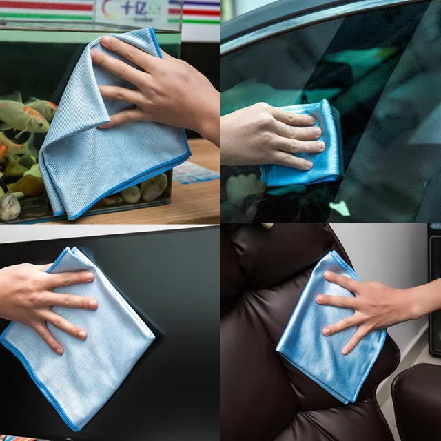 Window mirofiber cleaning towels - 16 x 16 - JUHAO