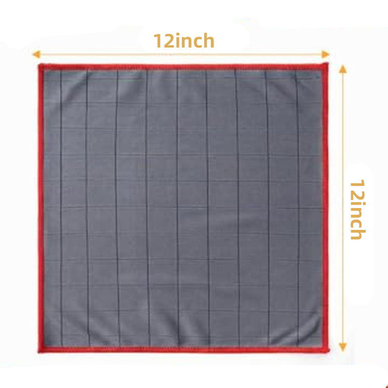 12”x 12”Microfiber Mirror Cleaning Cloth