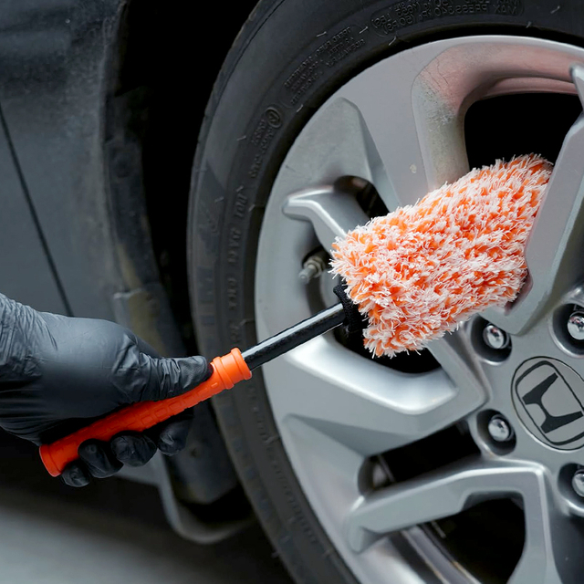 Car Cleaning Brush with Handle