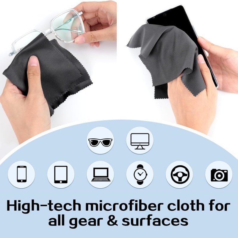 8"&times;8" Microfiber Electronics Cleaning Cloth