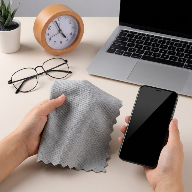 10"&times;10" Glass Cleaning Cloth 