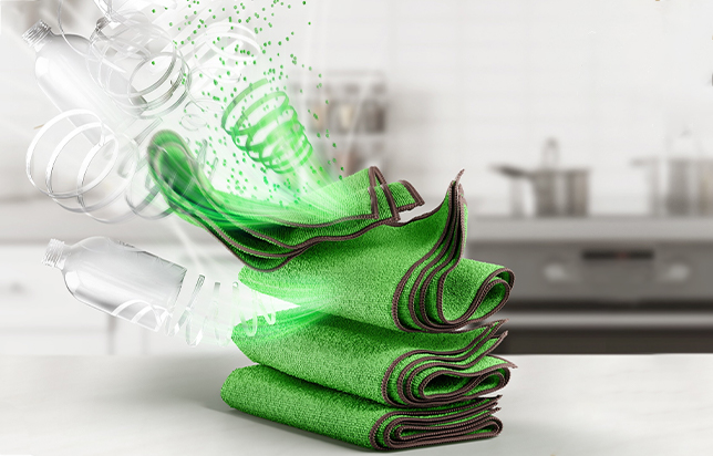GRS Recycled Microfiber Cloths