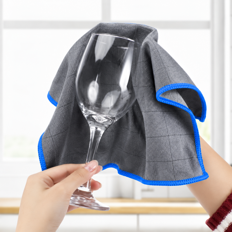 14"x 14" Microfiber Mirror Cleaning Cloth