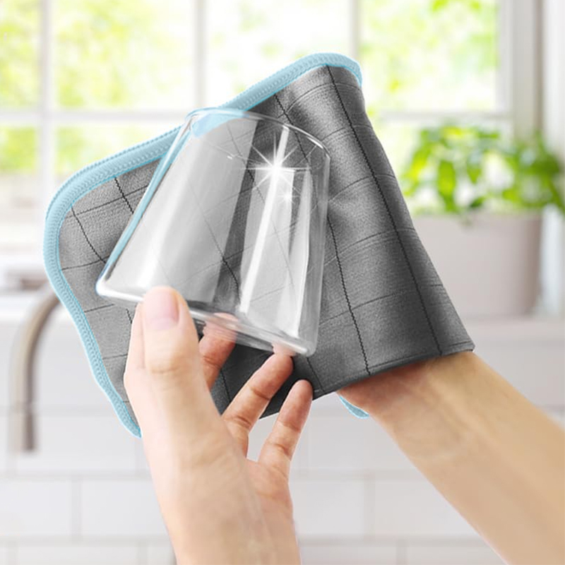 12"&times;12" Microfiber Glass Cleaning Cloth