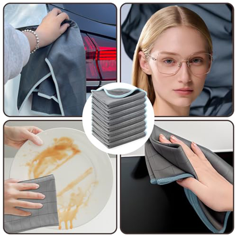 12"&times;12" Microfiber Glass Cleaning Cloth