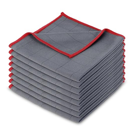 12”x 12”Microfiber Mirror Cleaning Cloth
